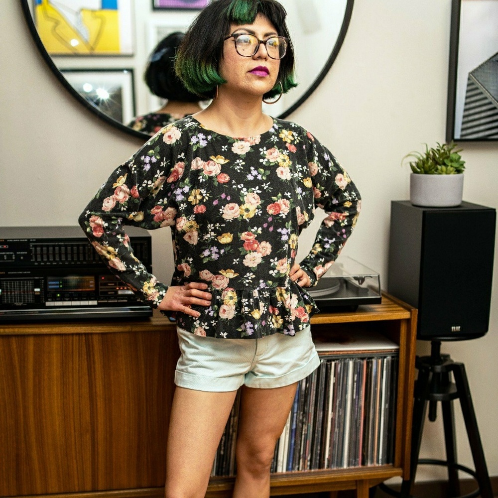 Vintage Floral Top